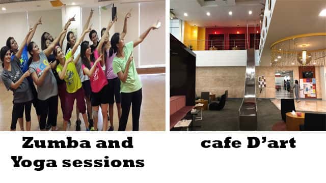 zumba Yoga cafe area