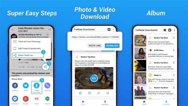 Download Twitter Videos Save Twitter & GIF
